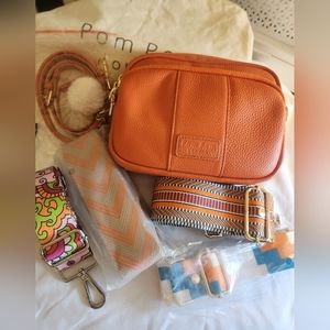 Pom Pom London Bag. Orange